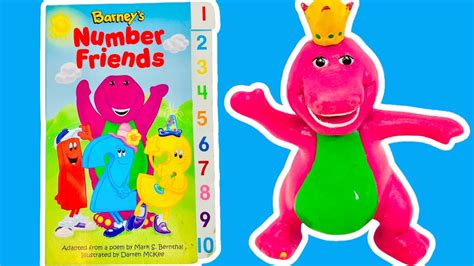 Learning Barneys Number Friends Read Aloud Board Book Youtube