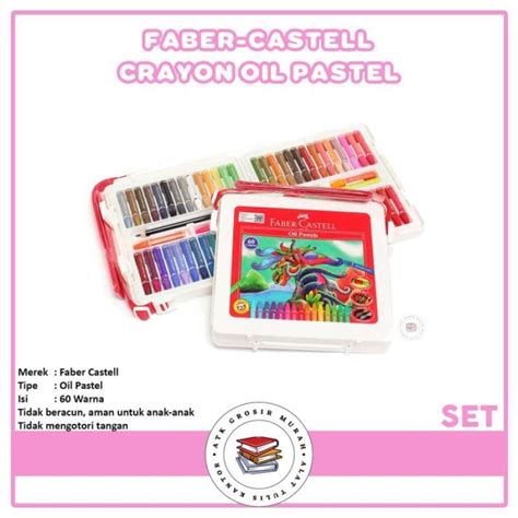 Promo Crayon Faber Castell 60 Warna Oil Pastel Diskon 17 Di Seller