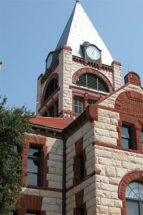 Erath County Courthouse, Stephenville. Clock tower detail - The Portal