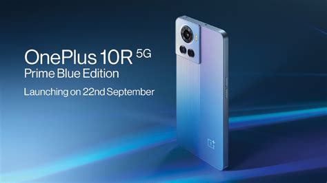 Oneplus 10r 5g Prime Blue Edition To Launch In India On September 22
