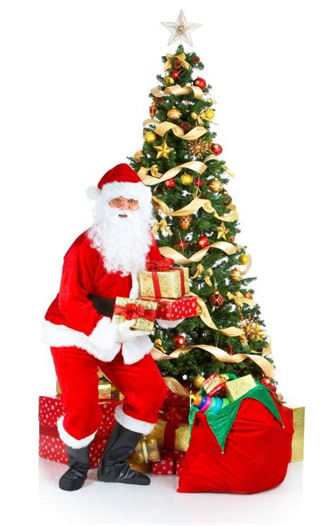 Happy Christmas Santa Stock Photo Image Of T Isolated 7270494