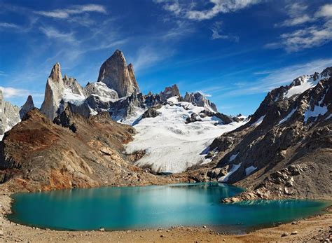 Laguna De Los Tres And Mount Fitz Roy Los Glaciares National Park