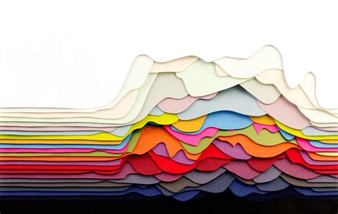 Transfixing 3d Paper Patterns By Maud Vantours Colossal