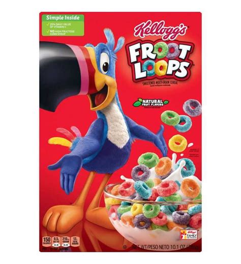 Kellogg S Froot Loops Breakfast Cereal Original Low Fat Oz Box My Xxx