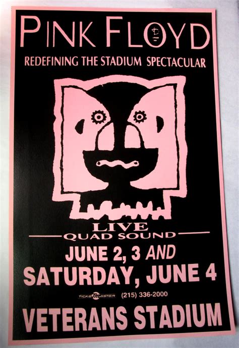 Pink Floyd Poster Concert 92 Philly Pole 11 X 17 Usa Sameday Ship