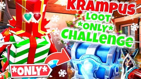 The Krampus Loot Only Challenge 🎅🏻 Youtube