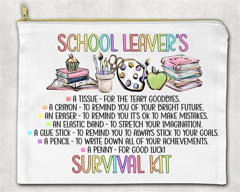 Personalised School Leavers Survival Kit Etsy Uk