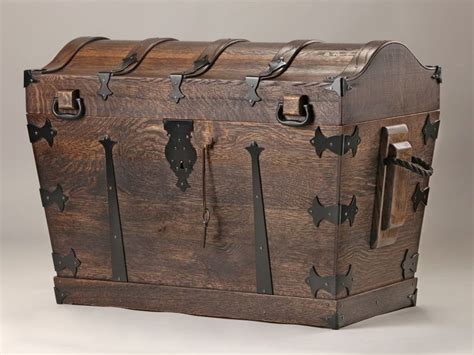 Treasure Chest Antique Trunk Wooden Chest Vintage Trunks