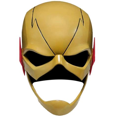 xcoser the reverse flash yellow pvc full head dc comics cosplay mask xcoser international