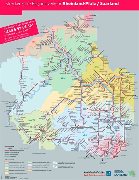 Schienennetz Karte Von Rheinland Pfalz