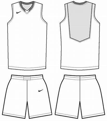 Template Basketball Jersey Uniform Nike Templates Paint