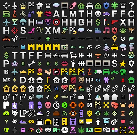 Colored Map Icons Gta5
