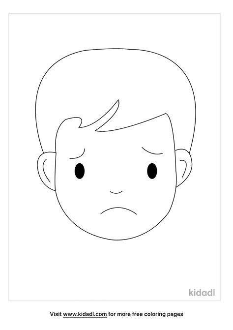Coloring Pages Sad