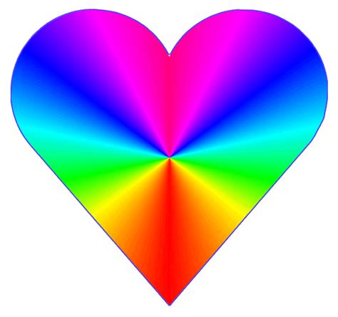 Rainbow Heart Clipart Best