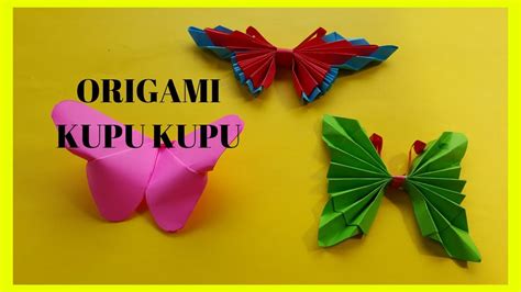 Tutorial Melipat Kertas Origami Satu Trik