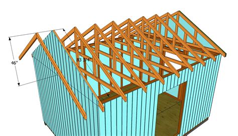 How To Build A Roof For A X Shed Howtospecialist How To Build