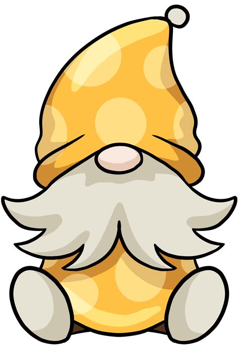 Cute Cartoon Gnome Colorful Character 10329620 Png