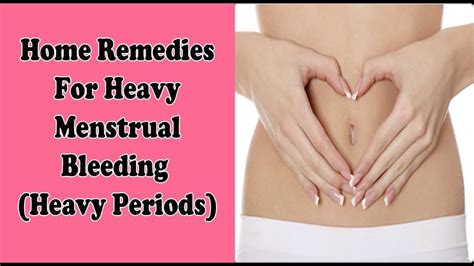 Natural Treatments For Heavy Menstrual Bleeding