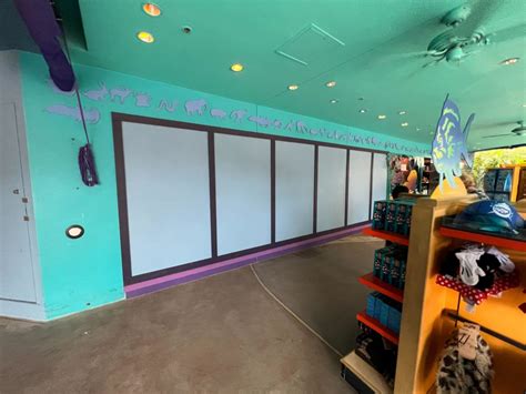 Photos Walls Put Up Over Out Of The Wild Store Displays In Disneys