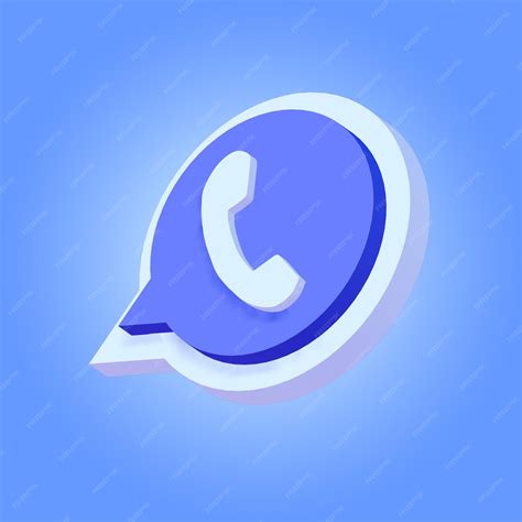 Premium Photo Social Media Whatsapp 3d Icon Render With Transparent