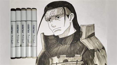 How To Draw First Hokage Hashirama Senju From Naruto