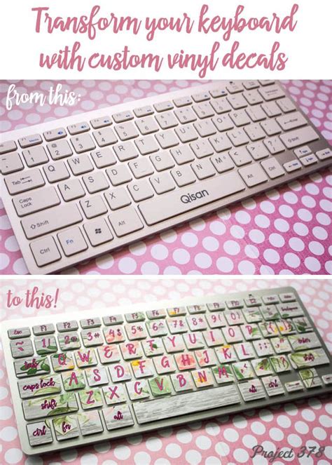 Transform Your Keyboard With Custom Vinyl Decals Keyboard Stickers