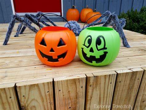 Diy Personalized Halloween Pumpkin Bucket ⋆ Exploring Domesticity