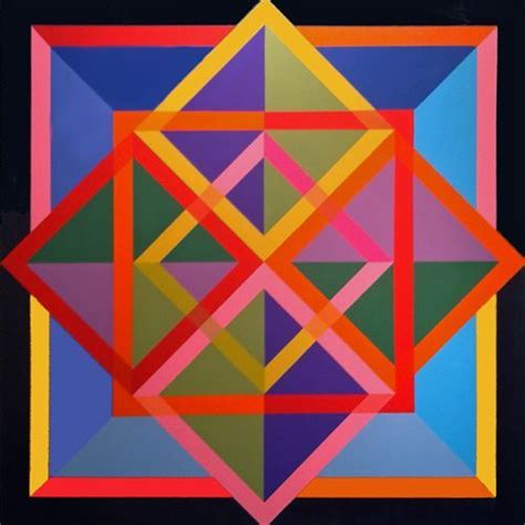 Pintura Geometrica Contemporanea Bold Abstract Art Geometric Art