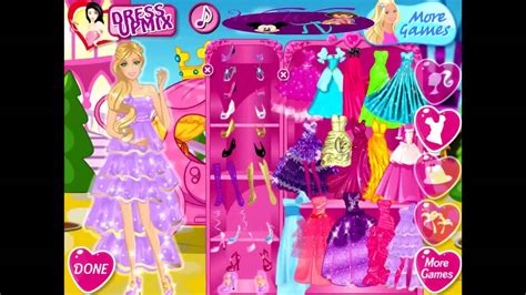 Barbie Free Dress Up Game Youtube