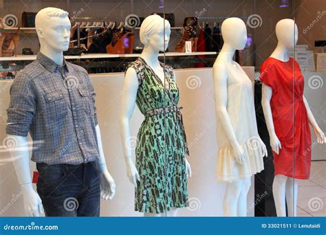 Fashion Store Window Display Stock Image Image Of Clothing Buying