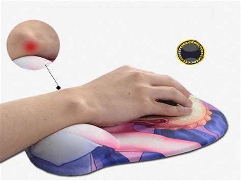 Custom Made Printed Gel Breast Mouse Pad China Wrist Rest Mousepad And Wrist Rest Mouse Pad Price