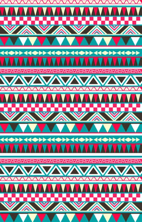 Aztec Pattern Wallpaper Neon Wall Paper Print Quoteko