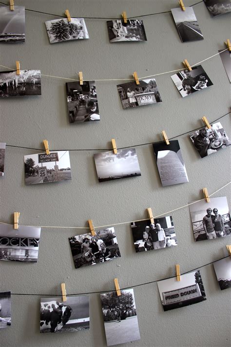 Diy Mini Clothespin Picture Display Scenery Pictures Friend Pictures