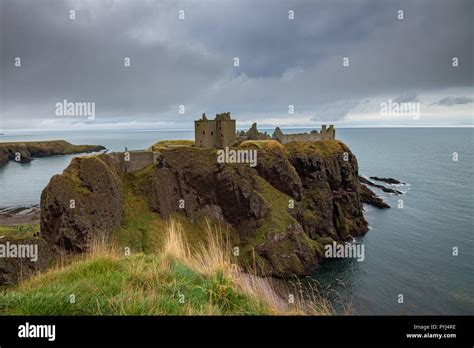 Dunnottar Castle Stonehaven Aberdeenshire Scotland Uk Stock Photo