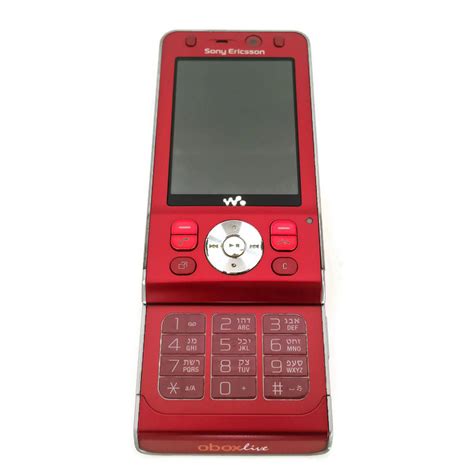 Sony Ericsson Walkman W910i Red Slider Mobile Phone Unlocked Full Kit