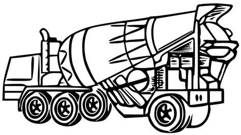 Concrete Truck Decal Front Discharge Cement Truck Concrete Finishers