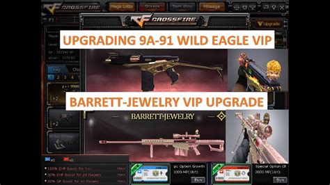 Upgrading 9a 91 Wild Eagle And Barrett Jewelry Vip In Crossfire Ph Youtube