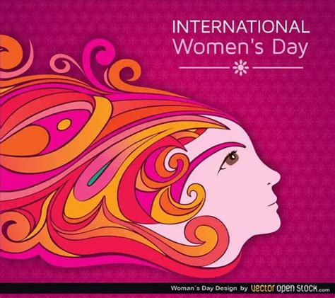 woman s day poster design 123freevectors