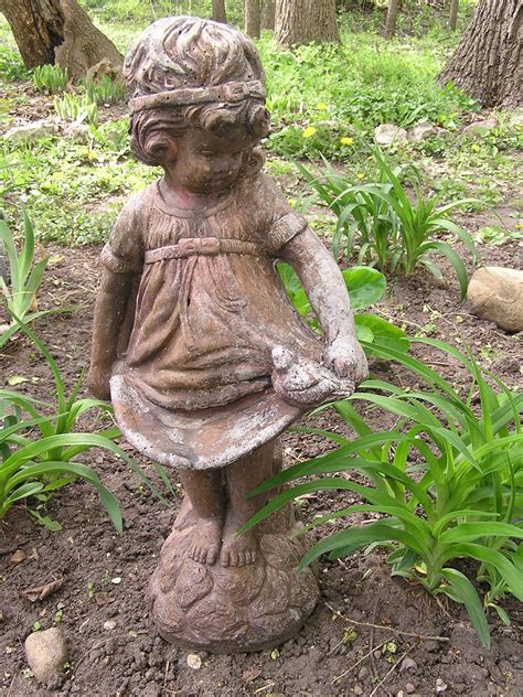 Bashful Betty Concrete Statue Garden Art Statues French Country