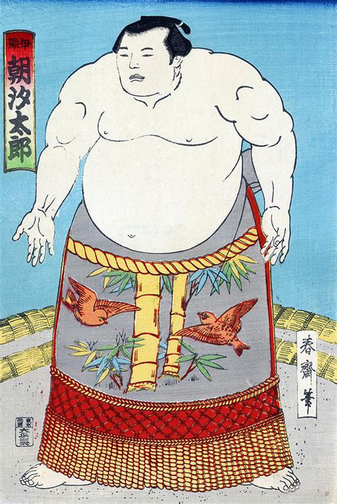 Japan Sumo Wrestler Painting By Granger Fine Art America
