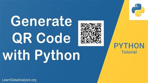 How To Generate QR Code With Python Python Application Tutorial YouTube