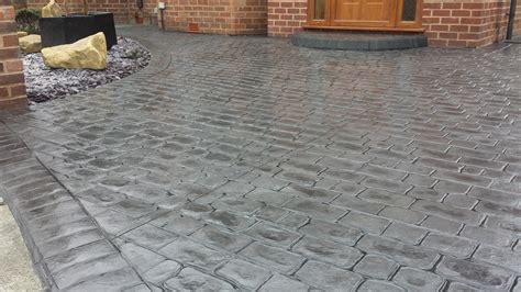 Cobble Styles Pattern Imprinted Concrete Driveways Wigan Dhad