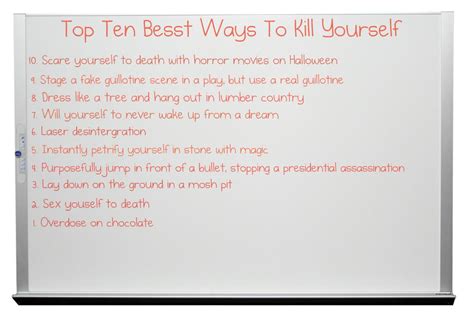 What Are The Easiest Ways To Kill Yourself