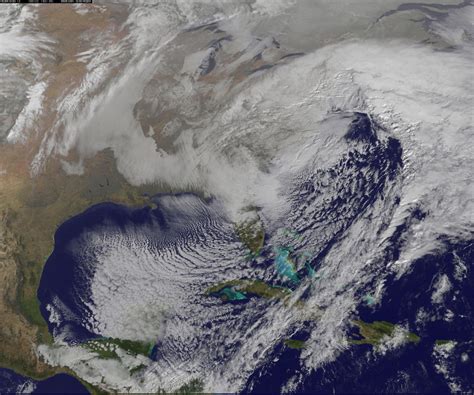 Nasa Sees Winter Storm Slamming Eastern United States E Science News