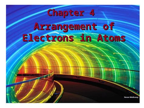 Ppt Arrangement Of Electrons In Atoms Chapter 4 Electromagnetic