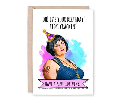 Home Furniture And Diy Nessa Card Gavin And Stacey Birthday Card Stacey