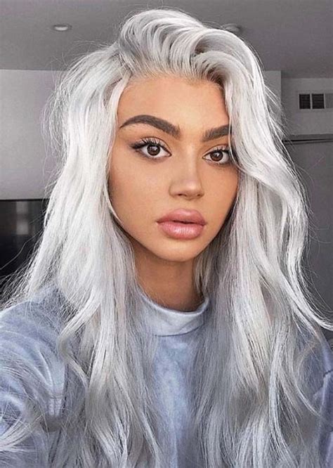 Platinum Silver Hair Color Ideas To Show Off In Year 2020 Stylezco