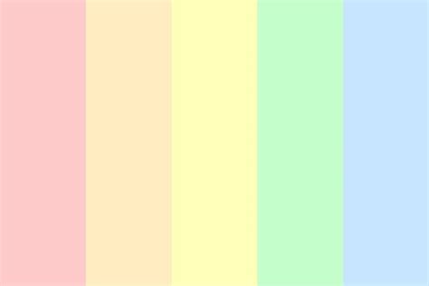 Pastel Rainbow Aesthetic Color Palette Rainbow Aesthetic Pastel