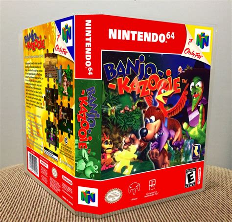 Banjo Kazooie Nintendo 64 Custom Game Case With By Gamecaseking