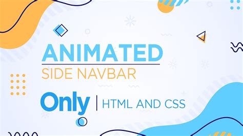 how to create animated slide navbar in html and css vertical slide 86790 hot sex picture